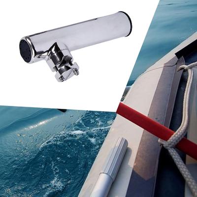 Fishing Rod Holder Rail Mounted Clamp Hardware Pole Rack Premium Adjustable Easy Install