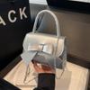 Textured niche messenger bag 2025 spring and summer this year popular bag bow foreign style mini bag design sense