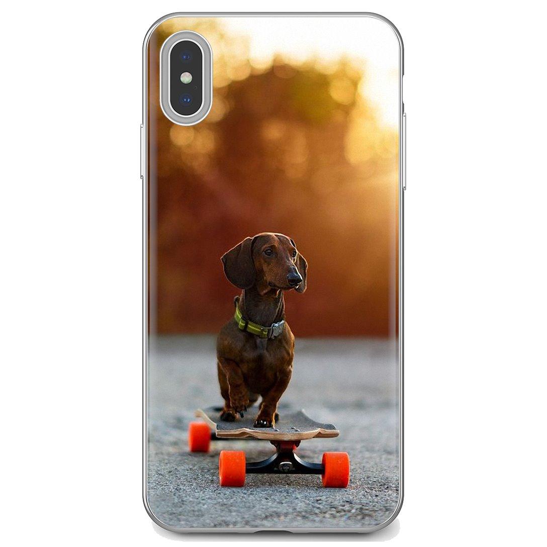 

Мягкий чехол для iPhone iPod Touch 11 12 Pro 4 4S 5 5S SE 5C 6 6S 7 8 X XR XS Plus Max 2020, мягкий чехол с силуэтом таксы, щенков, собак Iphone 11 aero синий