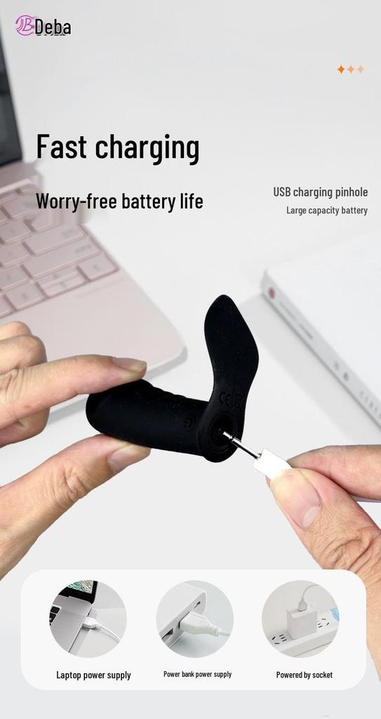 Deba Prostate Massager: Wearable Remote-Controlled Anal Plug with Mobile App Integration