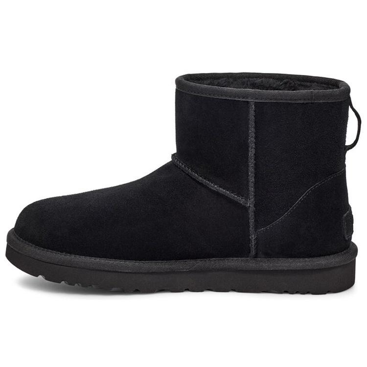 (WMNS) UGG Mini Side Logo Black Women s 1122558-BLK EU 36