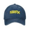 Cappello Unisex NOFX Punk Band Logo Denim Vintage Usurato Hip Hop Musica Berretto da Baseball Regolabile