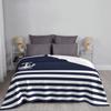 Nautical Navy Anchor Plush Blankets Vintage Throw Blankets for Home Hotel Sofa 200x150cm Quilt