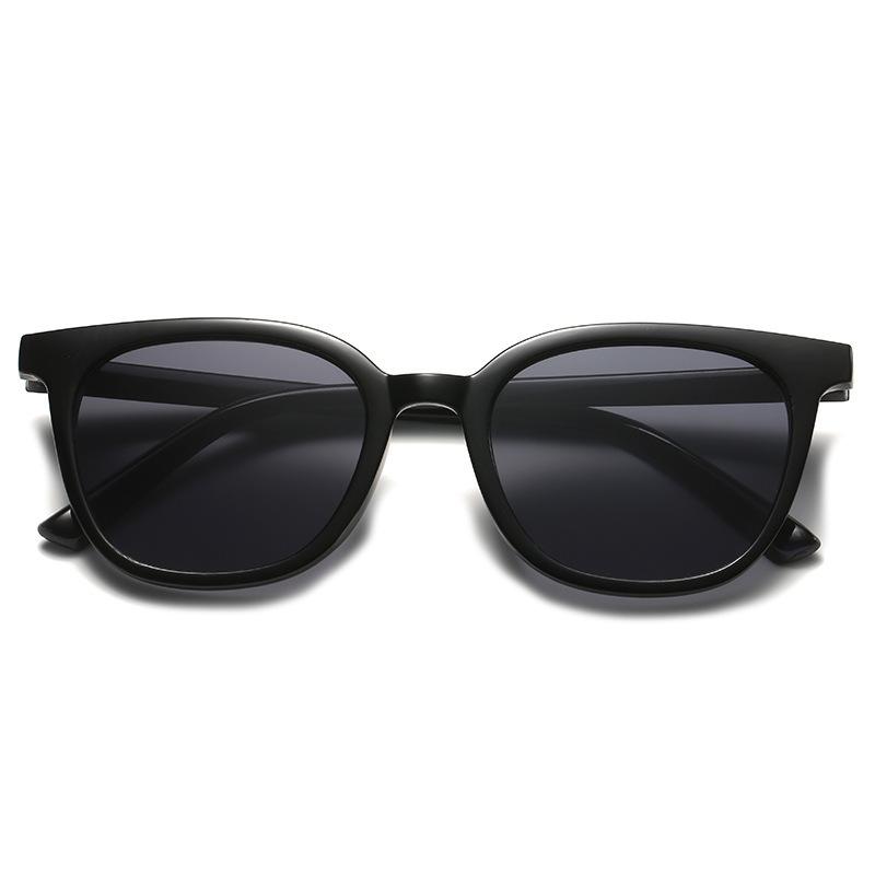 Retro Women'S Sunglasses Plain Driving Sunshade Sunglasses Men'S Square Glasses