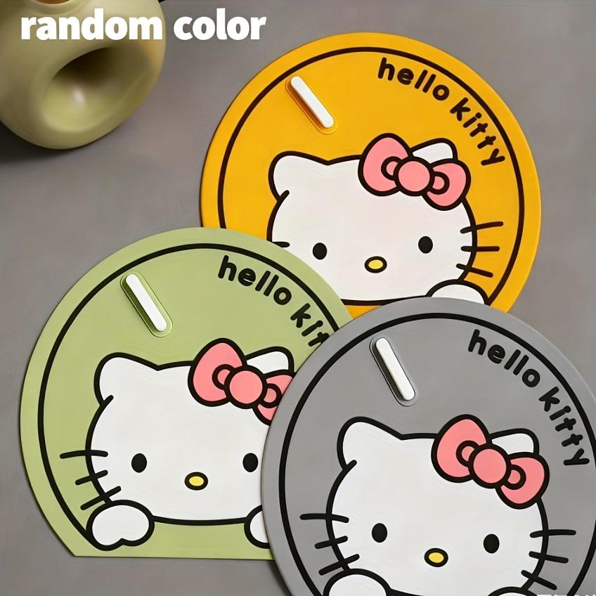 Hello Kitty Random Color Odor-Proof Drain Cover, Proof Tool for Sealing Drains in Toilets, Kitchens, And Bathrooms with Silicone Pads
