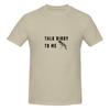 Talk Birdy To Me American Retro Tshirt Loose Lazy Basic Versatile Tees