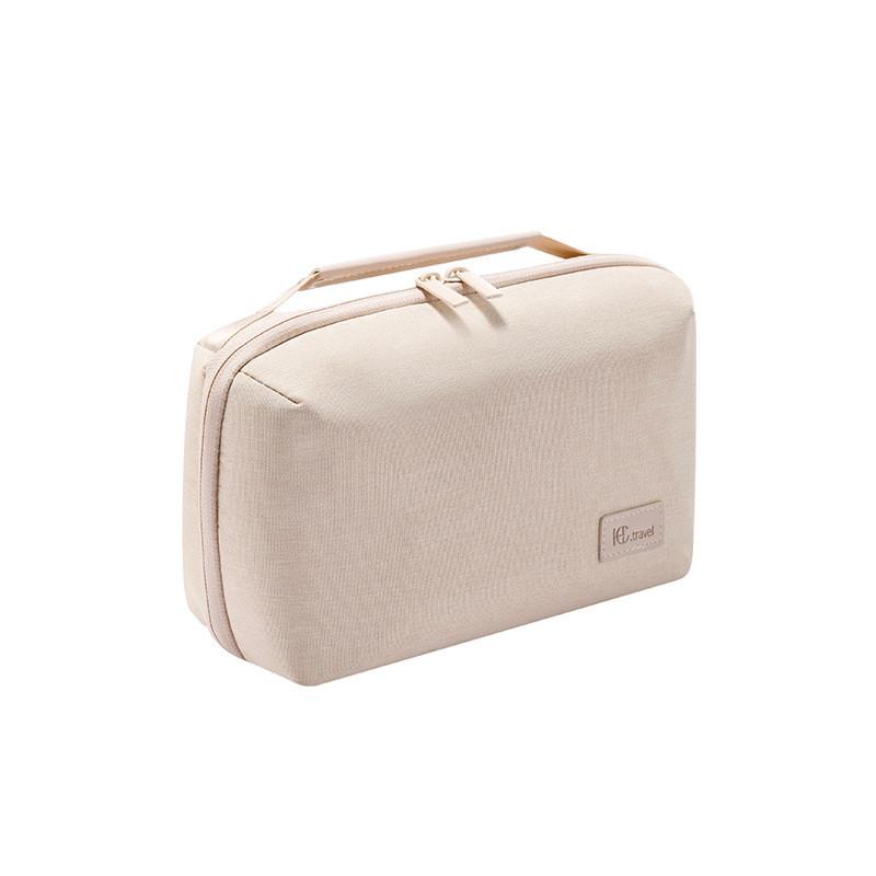 

Rpet Travel Organizer For Digital Devices Waterproof Portable Case For Trip Storage бежевий