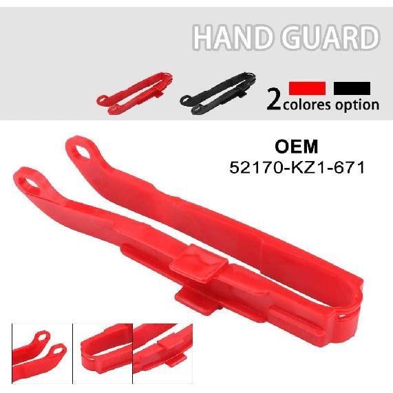 AnXin Motorcycle Red Plastic Chain Slider Guide Protector for XR250R 1991-2004 XR400R 1996-2004 XR600R 1991-2000 XR650L 1993-2024