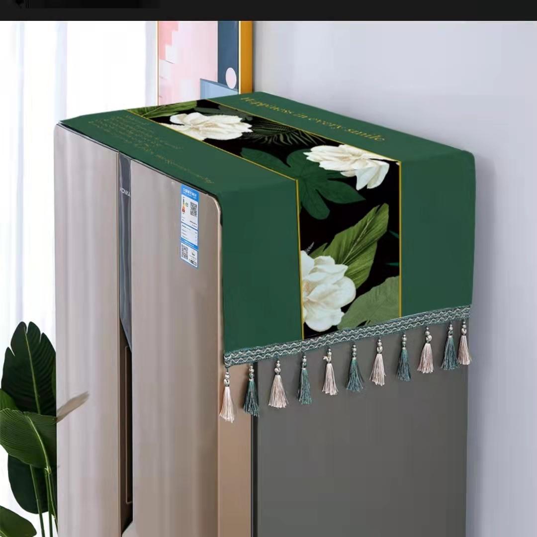 

Ткань для чехла для стиральной машины Водонепроницаемая пылезащитная крышка для духовки Чехол на холодильник Полотенце Ткань для покрытия микроволновой печи Пылезащитный чехол для отделки дома Полотенце 34*100cm