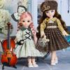 3D Eyes BJD Doll Dress Up Removable Joints Doll Dressing Doll   Girls Gifts