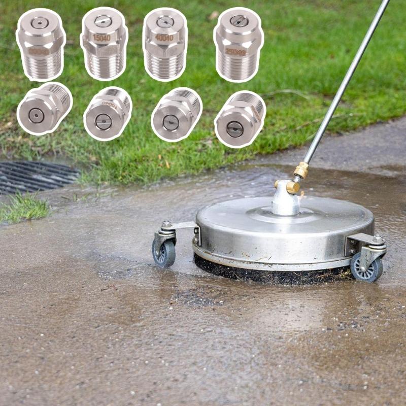 4Pcs Heavy Duty Steel Nozzles Head Tips for Industrial Cleaning Applications Providing Efficient Flow and Easy Connection