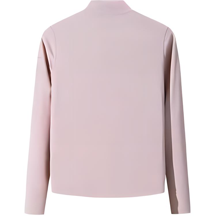 Anta Champion Outdoor Series Sports Casual Simple Warm Knitted Sweater Women Sweater Ice-Taro-Pink 162510403-4