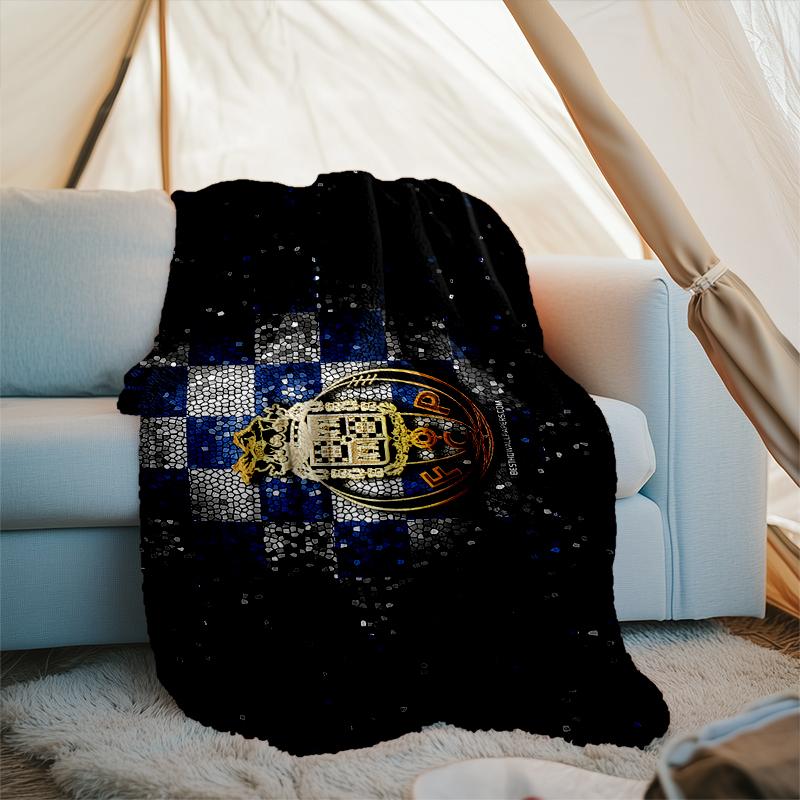 1PC Fc Esporte Printed Soft Flannel Blanket Throw for Adult Bedroom Living Room Sofa Camping Travel Fan gifts Christmas Gifts