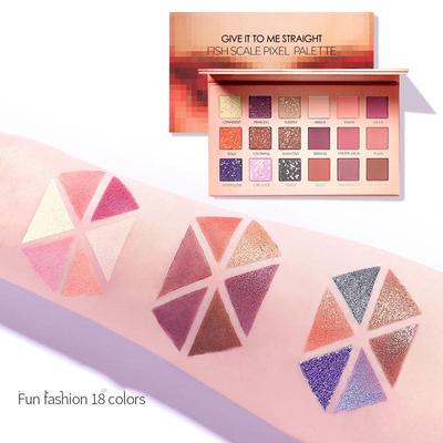 18-Farben-Lidschatten-Palette Glitter Pearl