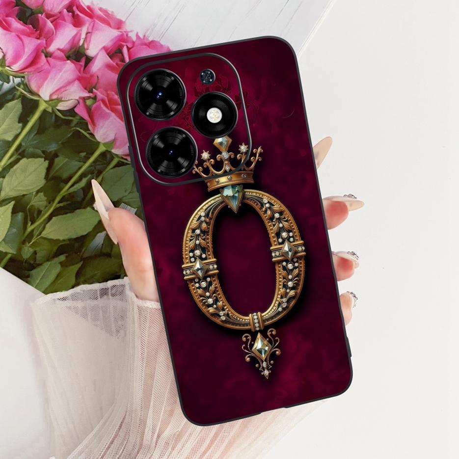For Infinix Hot 40i Case Hot40 Pro X6837 New Fashion Couple Letters Cover Soft Silicone Case For Infinix Hot 40 Pro Ho40i Fundas