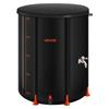 Collapsible Rain Barrel, 201 L Portable Rain Water Collection Barrel, 1000D PVC Rainwater Collection System