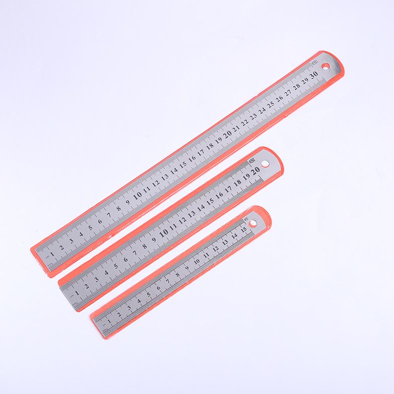 Multifunctional Steel Ruler for Students – Educational Measuring Tool