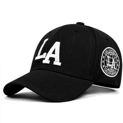 Unisex LA Leter Embroidery Snapback Baseball Caps Spring and Autumn Outdoor Adjustable Casual Hats Sunscreen Hat