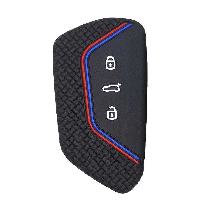 

Силиконовый чехол для ключа Funda Llave для VW Volkswagen Golf 8 для Seat Leon 2026 Cupra Formentor для Skoda A8 Octavia Mk8 Чехол для брелока