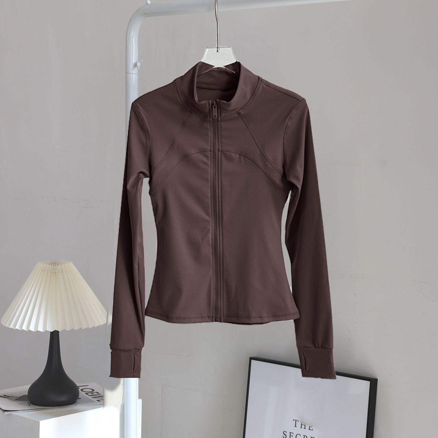 

Women s Autumn/Winter Yoga Set: Long Sleeve Quick-Dry Fitness Jacket, Stunning Pilates Training Wear S (Recommended 70-95 jin)