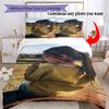 Personalizza Foto Personalizza il tuo set di biancheria da letto con foto Copripiumino Traspirante con Federe Decorazione per la Casa Regalo di Compleanno