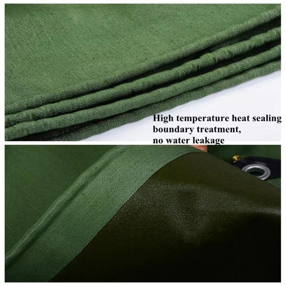 Heavy Duty Waterproof Cover Thick 0.86mm Canopy Cargo Pile Rainproof Cloth  Outdoor Use