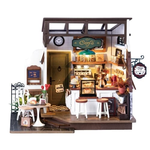 Tsukurundesu? DIY Miniature Dollhouse DG Series (Caf? Terrace 2) with Japanese Instructions