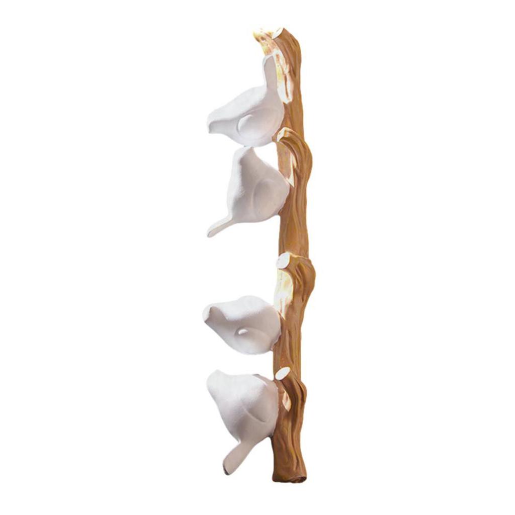 Wall Mounted Resin Bird Coat Hook Decorative Hanger for Hanging Towels and Clothes Home Decoration Accessories