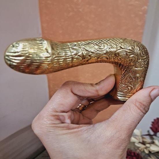 Lot of 9 Cane Handles, Designer Gold Cane Tips Without Stem, Best Gift For Her