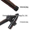 8-Shaped Plug for PE Pipe Drip Irrigation, Micro Sprinkler Fittings for 12, 16, 20, 25mm Agricultural Pipes.