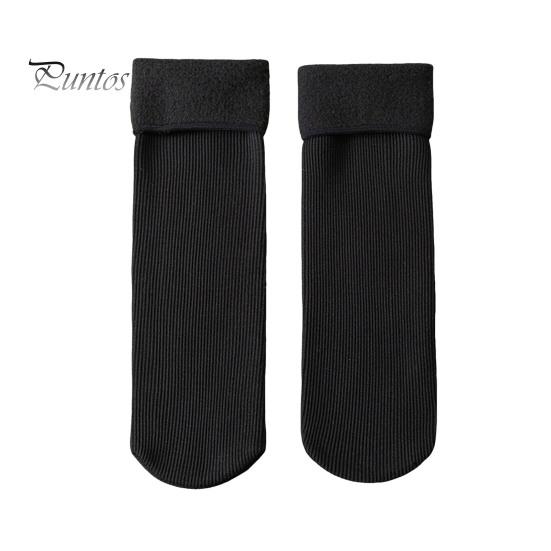 

Носки Janemore, зимние флисовые теплые уютные носки, мягкие бархатные облегающие термоноски, носки для холодной погоды и снега для женщин чёрный