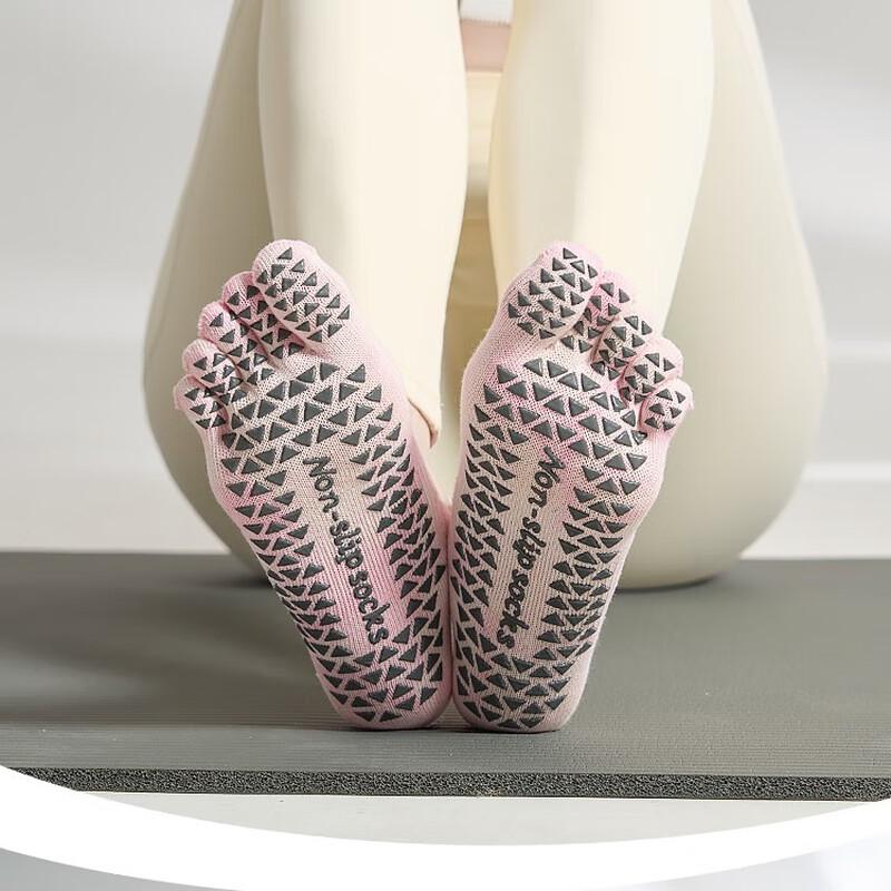 OEING Tie-Dye Non-Slip Five-Toe Yoga & Pilates Socks