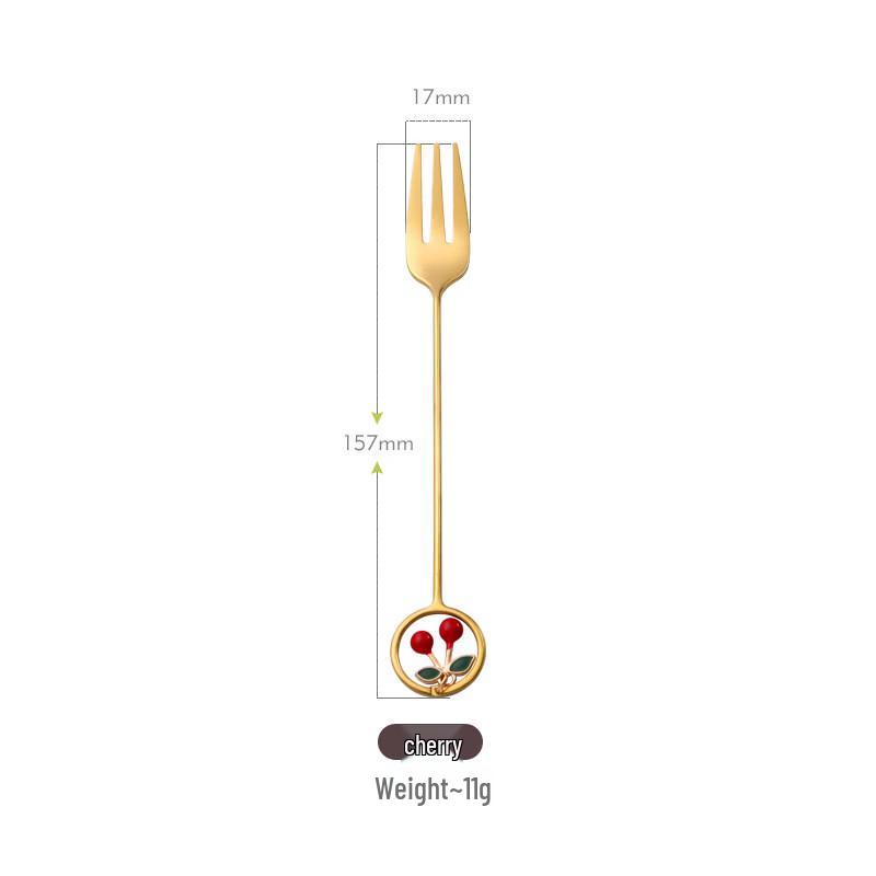 

Ruhan 304 Stainless Steel Dessert Spoon & Fruit Fork Set