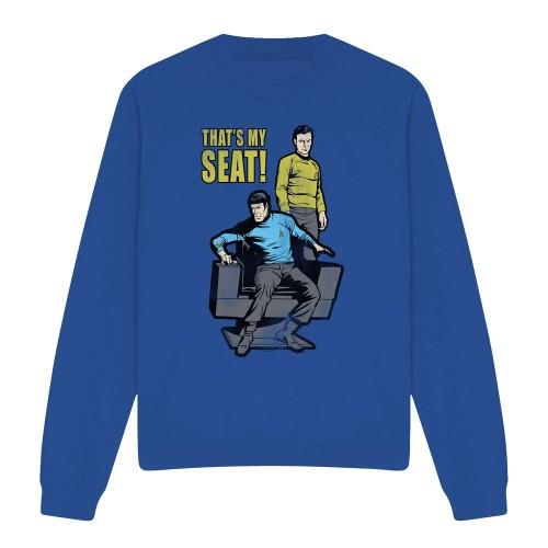 STAR TREK Unisex Adult My Seat Sweatshirt