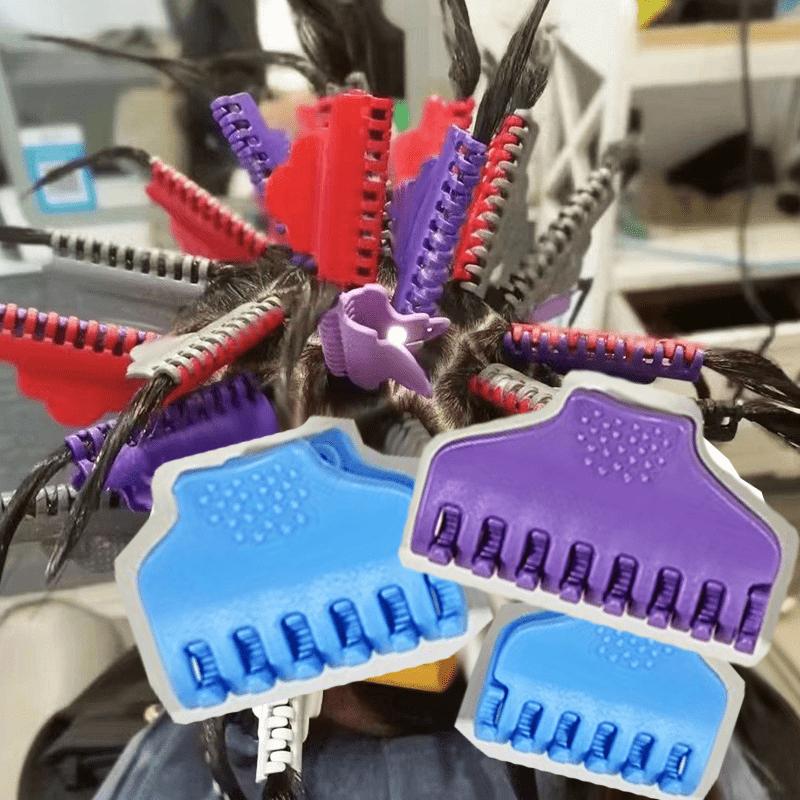 25pcs Multifunctional Hair Styling Claw Clips Set Hair Grips Fluffy Volumizing Curling Salon Rollers Hairdressing Accessories