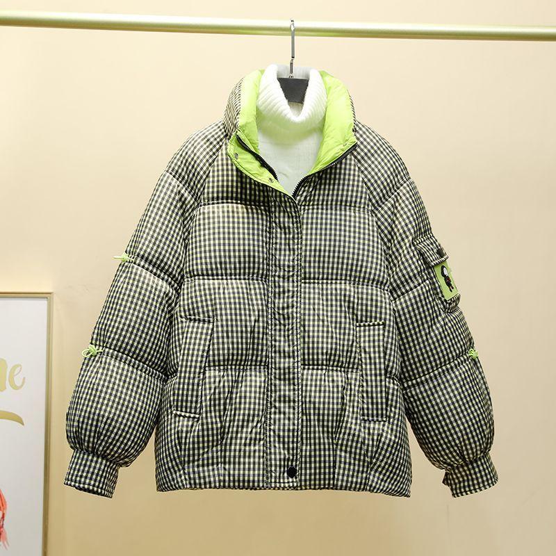 Модная свободная короткая женская хлопковая куртка — фото 9