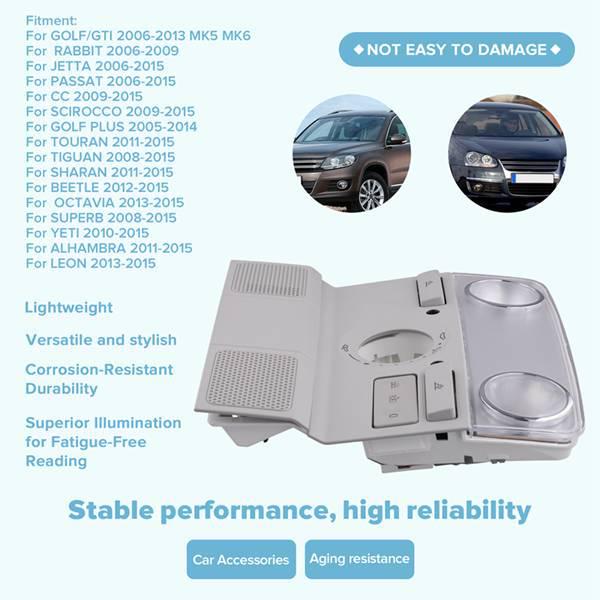Volkswagen Sagitar Люк Зеленый Подсвечиваемый Плафон для Чтения 1KD947105B 947106 105 Not applicable