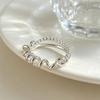 VENTFILLE 925 Sterling Silver Retro Double layer Twisted Pattern Ring For Women Ins Versatile Party Gift Jewelry New Trendy