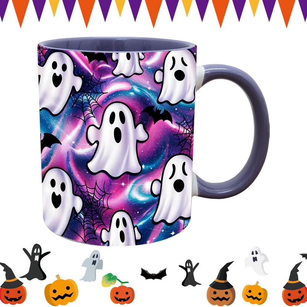 

Halloween Coffee Mug 400ml Ceramic Cup Halloween Mug With 3D Effect Novelty Photobooth Props Home Drinking Mug Cup For Coffee as picture