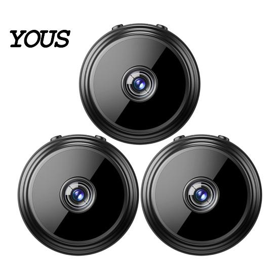 Portable Mini Camera for Indoor Security A9 Smart Home Camera, 1080P Wireless WiFi Cam with Night Small Use Vision, Two-Way Audio, Motion Detection