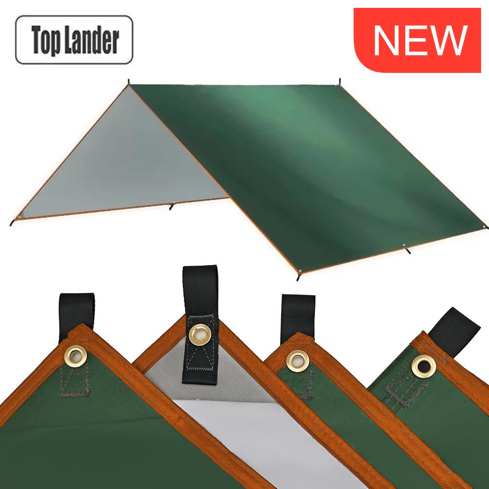 4x4m 5x3m 4x3m 3x3m Ultralight Waterproof Tarp Tent Large Camping Awning Sun Shelter Garden Canopy Outdoor Beach Shade Hiking