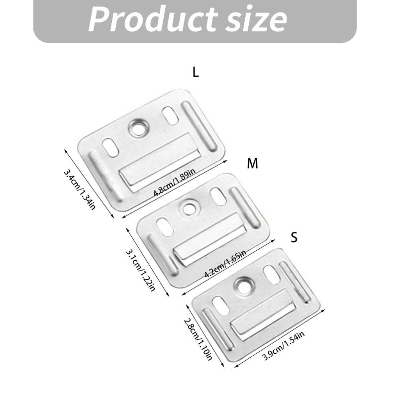 Metal Concealed Wall Board Clip Fasteners for Ceiling Installation with Positioning Holes and Steady Fixing Form for Interior Use
