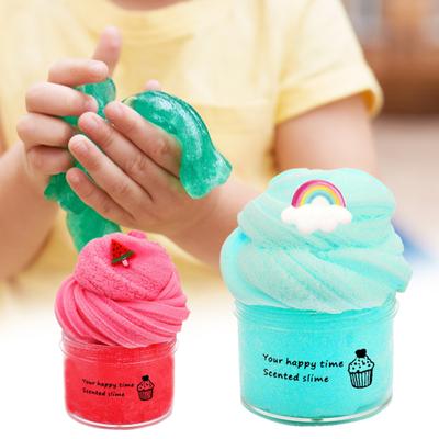 70ml Eco-friendly Non-sticky Cloud Stress Relief Portable Children Slime Kit Decompression Toy Kid Gift DIY