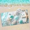 Shell Starfish Oversized Quick Dry Beach Towel, Microfiber Strong Wrap Gift for Family