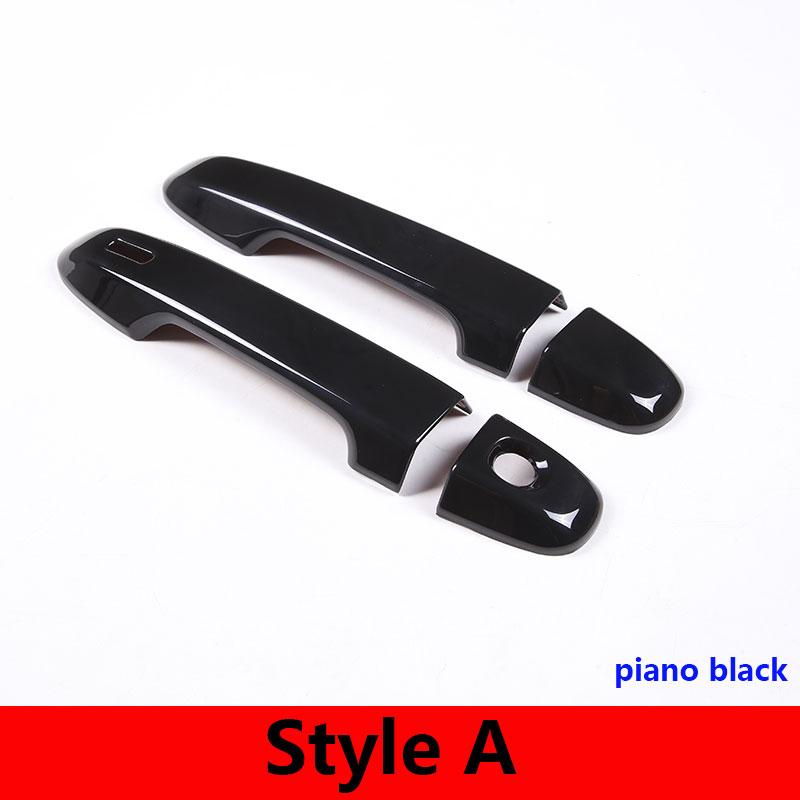 Dla Subaru BRZ dla Toyota 86 2012-2022 ABS matowy/włókno węglowe/piano czarny zewnętrzna osłona klamki samochodu naklejka wykończeniowa samochodu