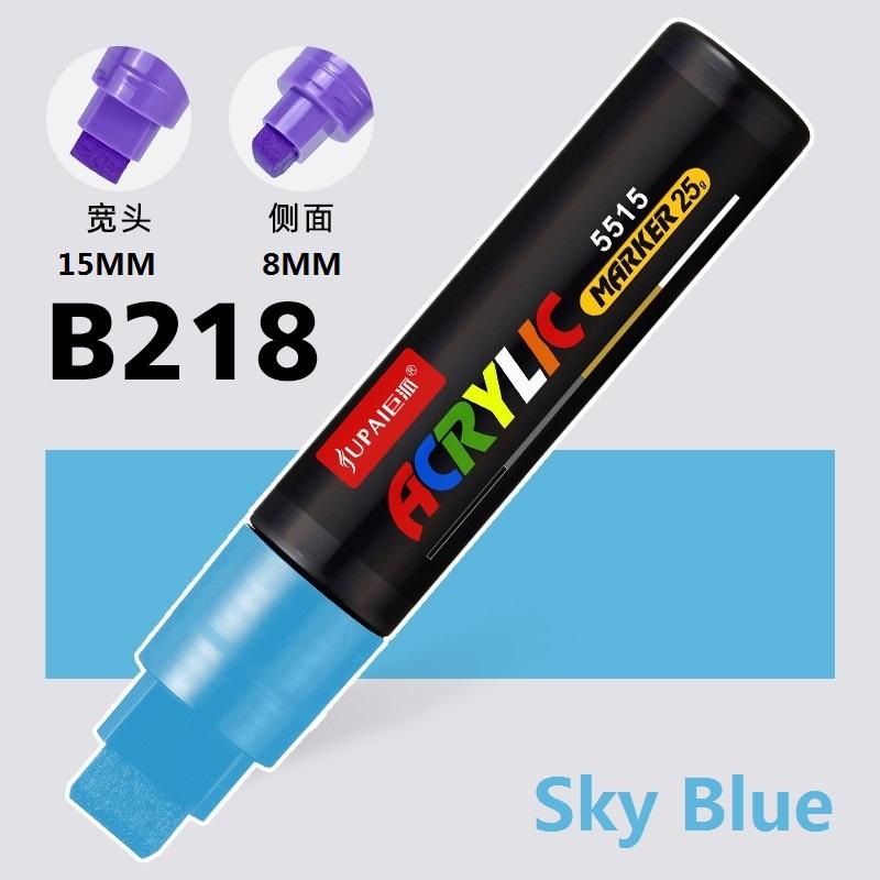 15 Farben Größere Kapazität Acryl-Marker Stifte, Ultra-breiter Kopf 15MM/8MM Graffiti, Malerei, Zeichnen, Werbeplakate Kunstbedarf