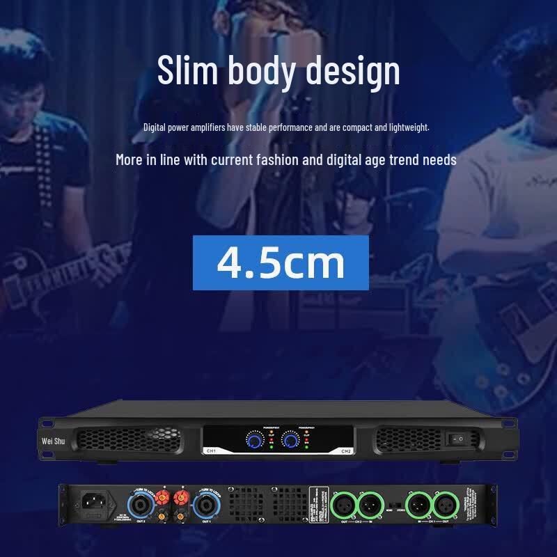 WeiShu A-10-4250 4-Channel 250W Digital Power Amplifier (CN Version)