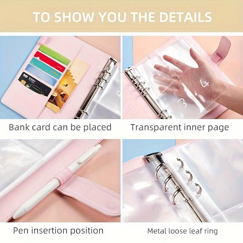 100-Day $5050 Money Saving Challenge Coin Envelope Budget Storage Book - Develop Good Savings Habit, Made of Durable Plastic Material