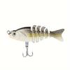1pc of Segmented Fish Imitation Hard Bait Soft Lures - 2.36inch/5G - Suitable for Fishing Trout And Bass in Both Saltwater And Freshwater