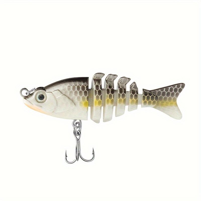 1pc of Segmented Fish Imitation Hard Bait Soft Lures - 2.36inch/5G - Suitable for Fishing Trout And Bass in Both Saltwater And Freshwater